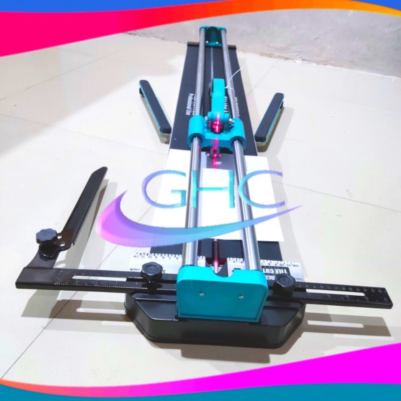 Potong keramik Granit Manual 120 Cm Model Laser Heavy Duty Alat pemotong Keramik Granit Marmer 1,2 M