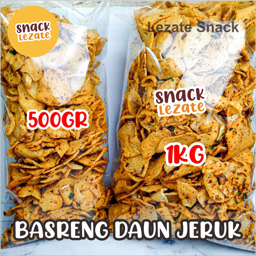 

Basreng Pedes Daun jeruk 1KG Pedas Murah / Basreng Koin Daun Jeruk Basreng Kiloan Pedas Daun Jeruk Basreng Bandung