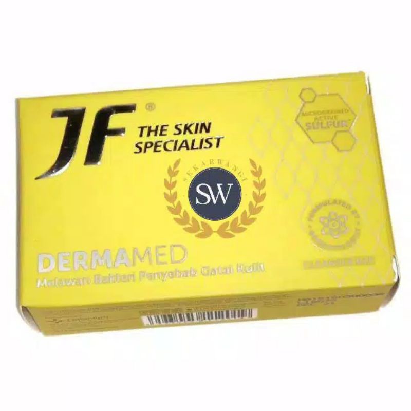 JF Sulfur Dermamed 90 gram / Anti Acne sabun jerawat mandi