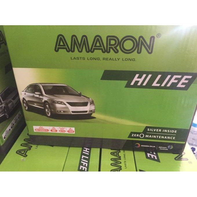 Aki Mobil Mitsubishi Pajero Dakar 105D31L / 95D31L Amaron Hi Life