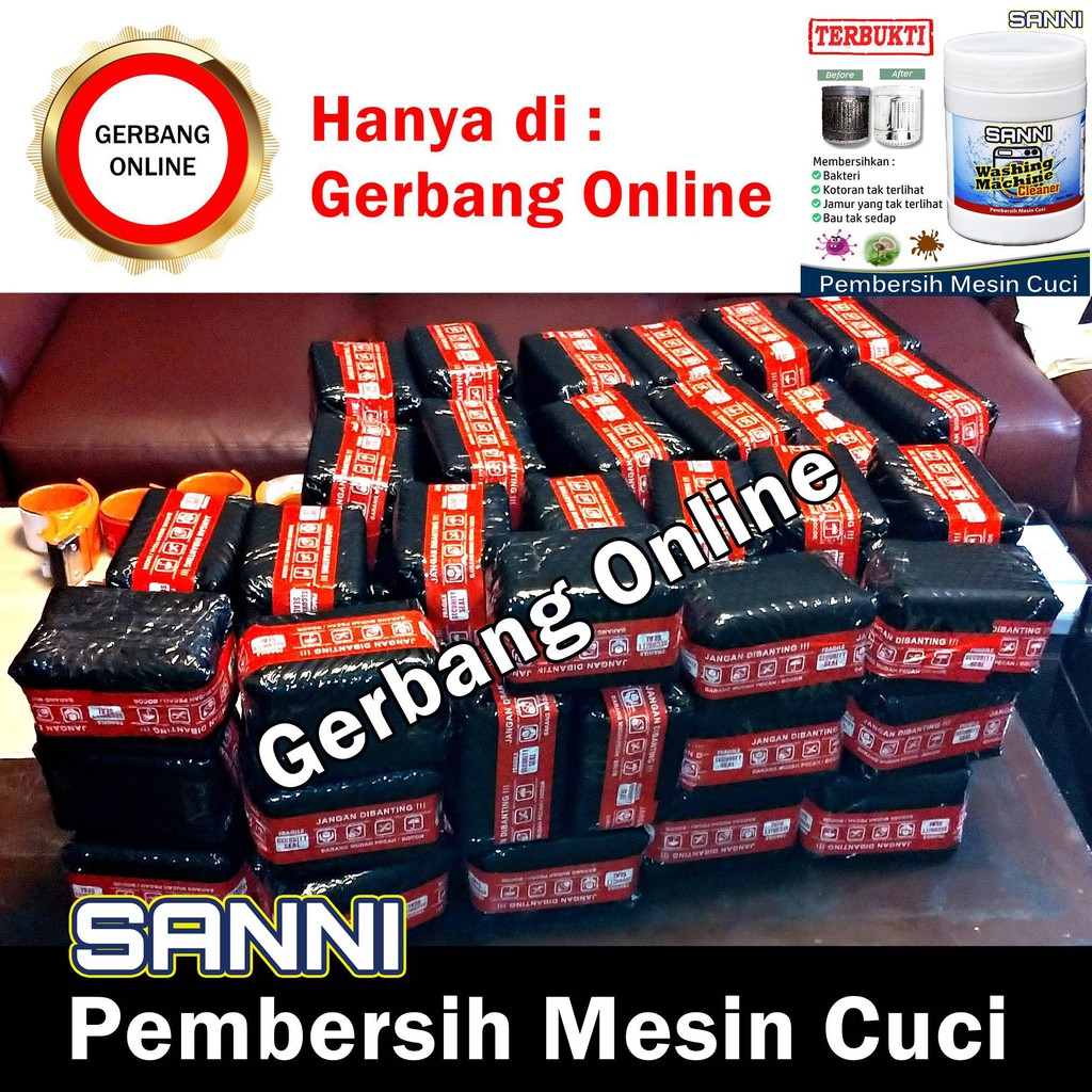 PEMBERSIH TABUNG MESIN CUCI SANNI UNTUK MESIN CUCI 2 TABUNG DAN 1 TABUNG