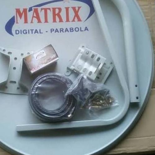 ➴ Dish parabola 60 cm lengkap ninmedia ✽