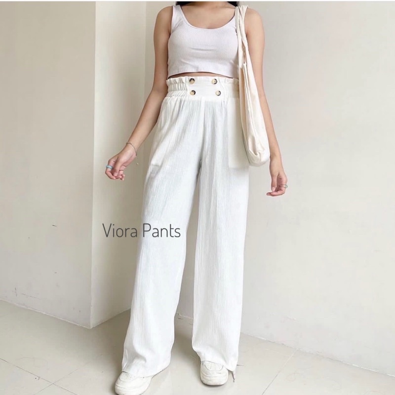 VIORA PANTS / KULOT CRINKLE K4