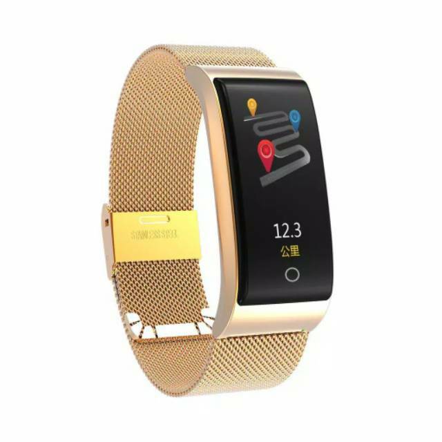 F4 Fashion Smartband Smart Fitness Bracelet Monitor Oksigen Tekanan Darah dan Detak Jantung