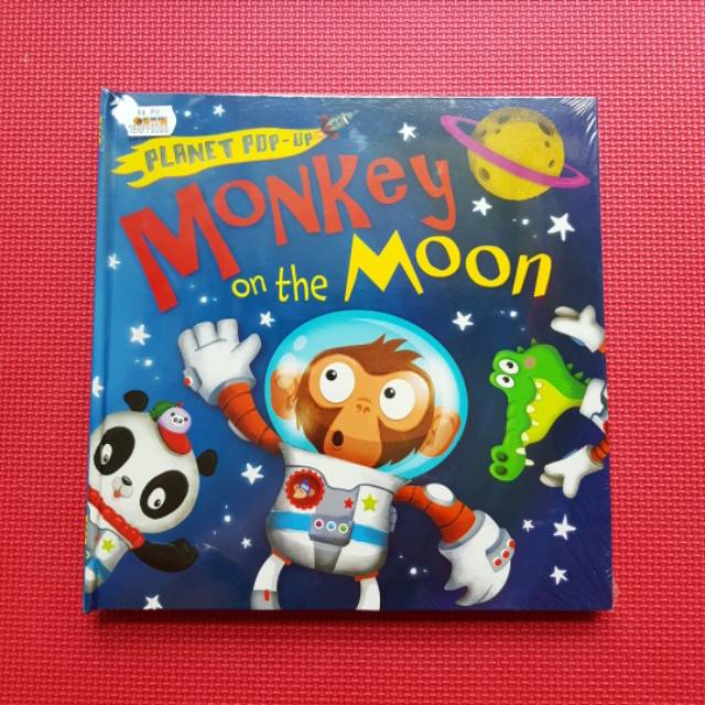 Buku BBW Planet Pop-up Monkey on the moon