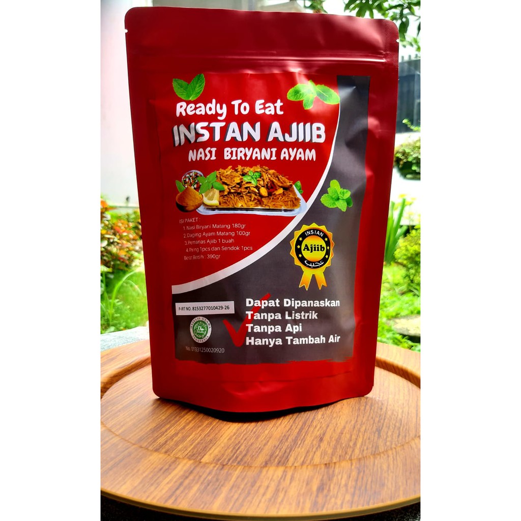 

Nasi Instan ajiib ready to eat
