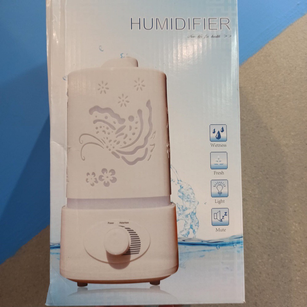 Aroma Therapy Air Humidifier 7 Color Light 1500ml - HUMI H6 - OMHX6HWH White