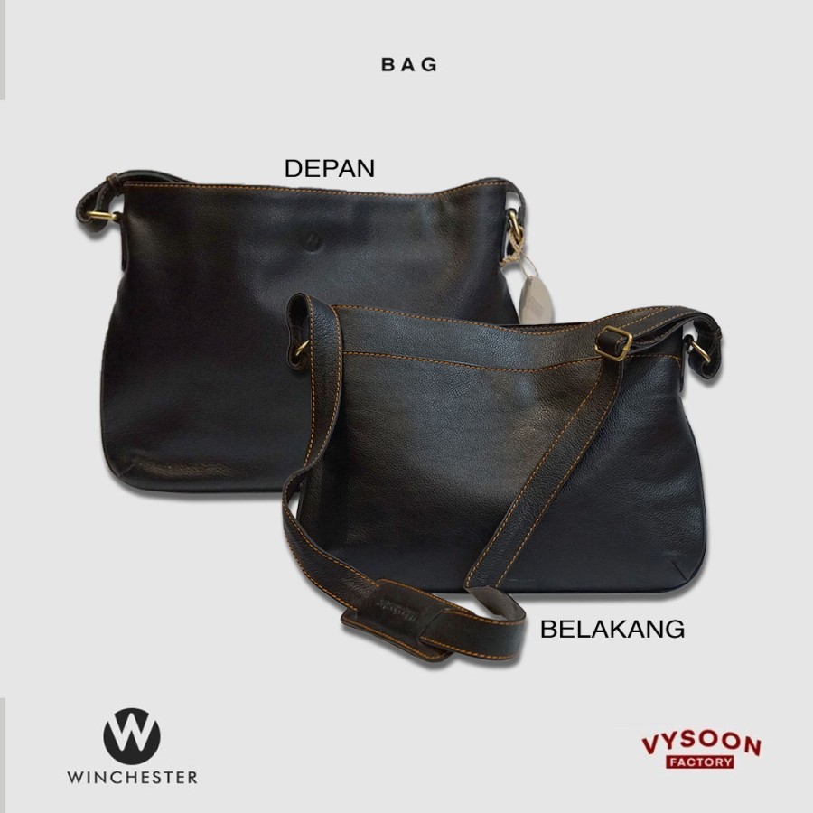 Tas Selempang Kulit / Tas Pria Bahan Kulit Bag Leather Premium