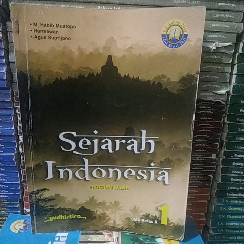 Jual Buku Sejarah Indonesia Program Wajib Yudhistira Kelas 1 SMA ...