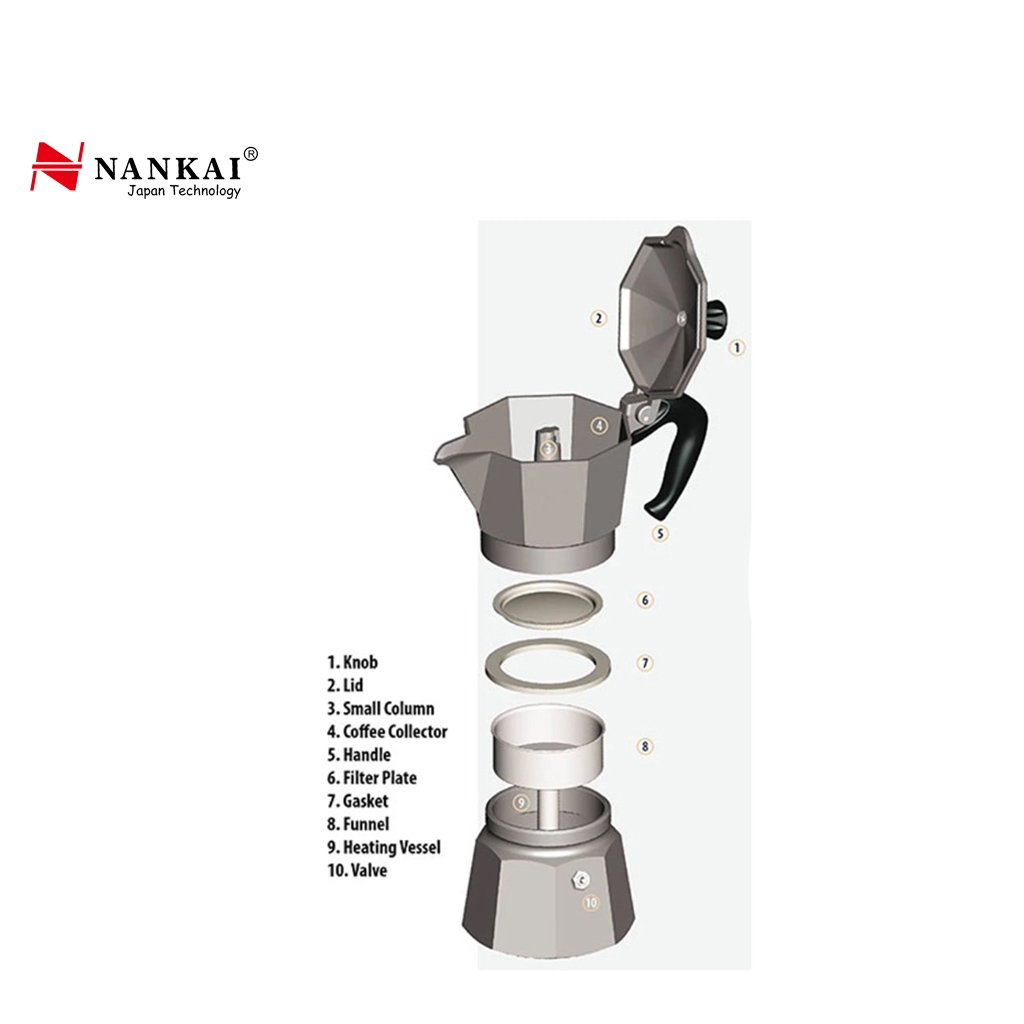 Moka Pot 1 Cup / Espresso Coffee Maker Nankai-4