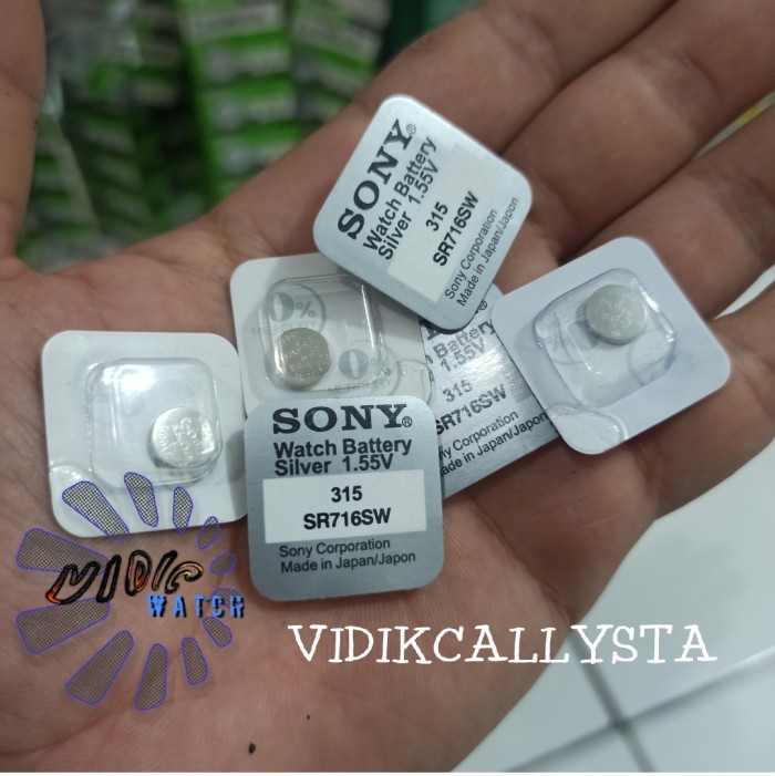 SONY 315 SP SR716 SR 716 BATREI BATRE BATERAI JAM TANGAN ORIGINAL