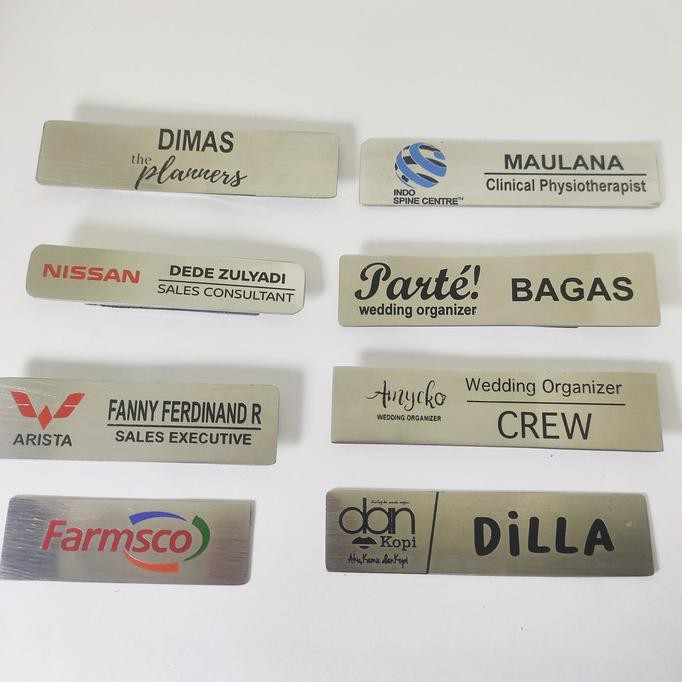 

Diskon Pin magnet / Name tag magnet / Nama dada magnet Diskon