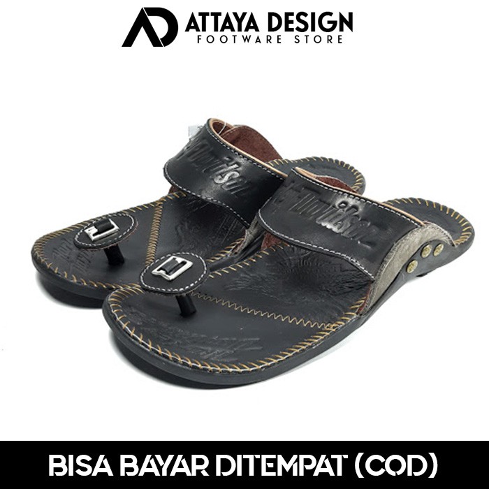  SANDAL  PRIA  KULIT ASLI BERKUALITAS  HARGA MURAH  MODEL JAPIT 