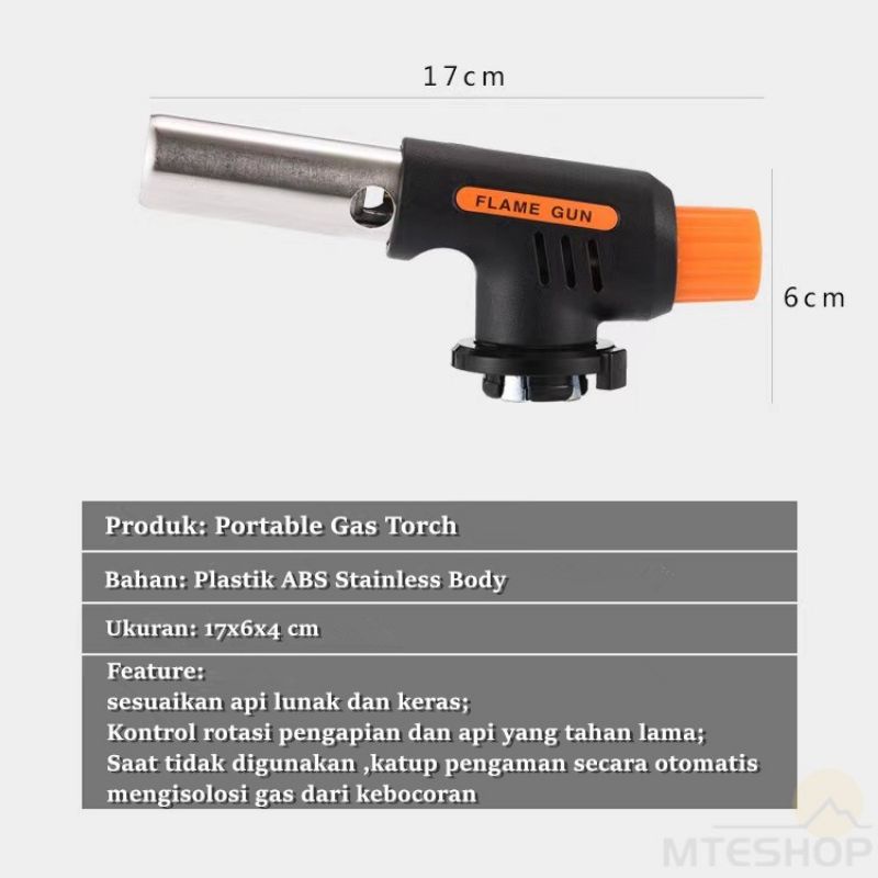 Fleme Gun Gas Fortable | Gas Hi Cook Gas Las Gas Kaleng