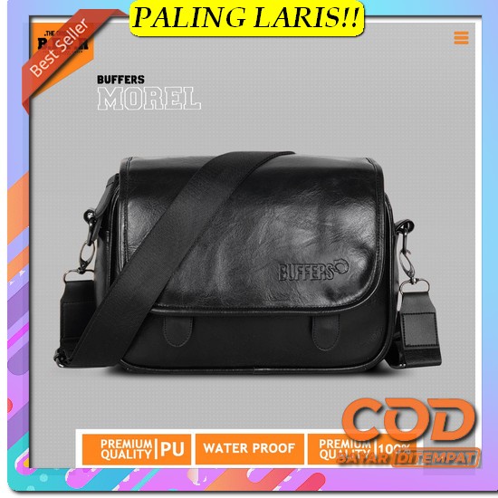 Tas Slempang Pria 2022 Slempang Pria Distro Terlaris Terbaru Waistbag  Tas Selempang Pria Kulit Buff