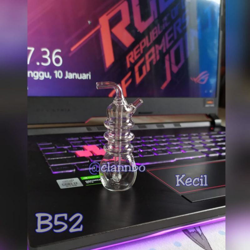 Ready Full Set Tabung  Kaca Tipe B052 Toko Accesories Bong