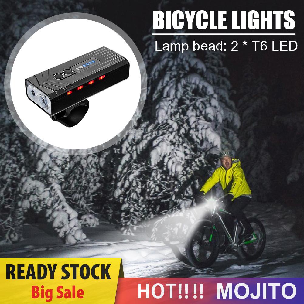 Lampu Depan Led T6 800lm Anti Air Dengan Smart Sensor Untuk Sepeda Mtb