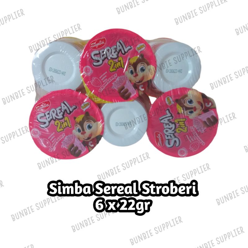 

Simba Sereal Stroberi Cereal 2in1 6pcs x 22gr