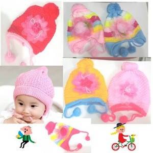 TOPI ANAK RAJUT GANTUNG topi bayi kupluk topi import high quality baby cap