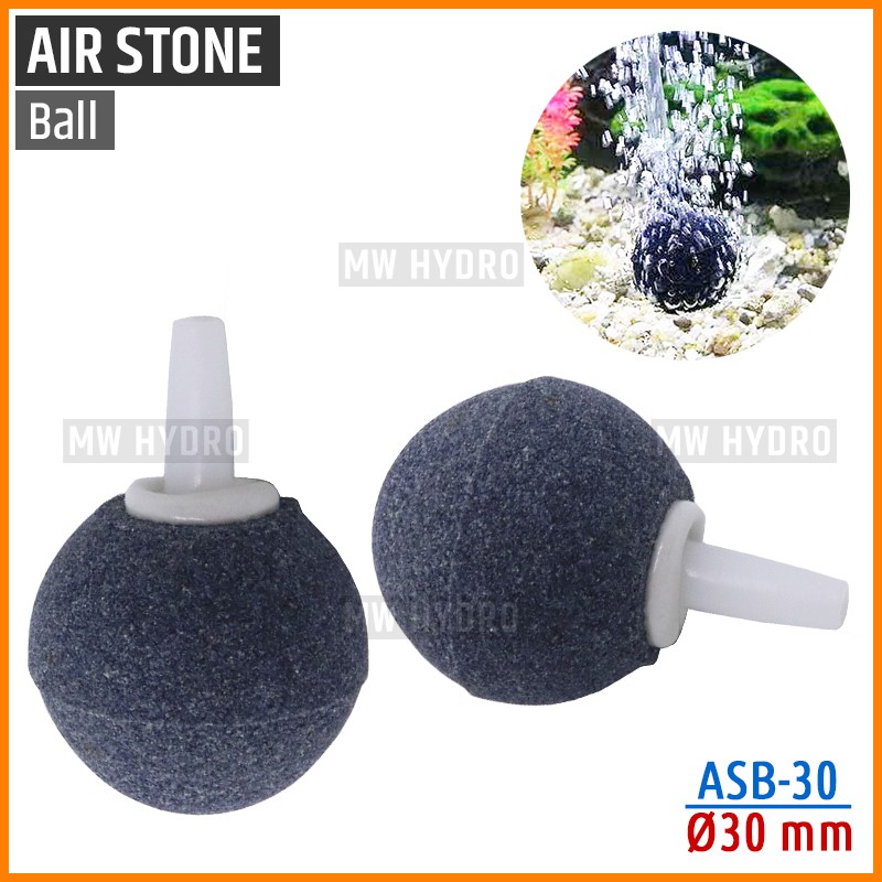 Air Stone Ball, 30 mm - Airstone / Batu Aerator Bulat