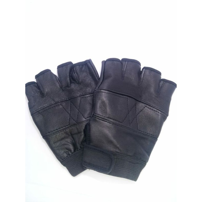 GET NOW Sarung Tangan Kulit Asli setengah jari original motor Pria daily man Gloves