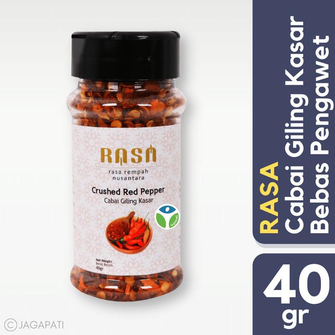 

RASA - Crushed Red Pepper - Cabai Giling Kasar - Bumbu Masak - 40 Gr