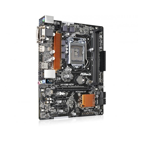 ORIGINAL -  ASRock H110M-HDV (LGA1151, H110, DDR4)