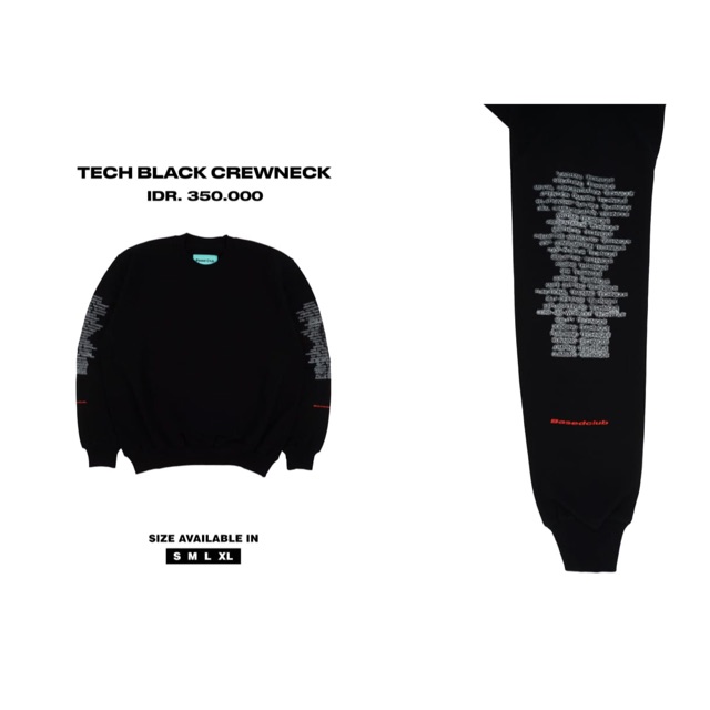 based club tech wear crewneck