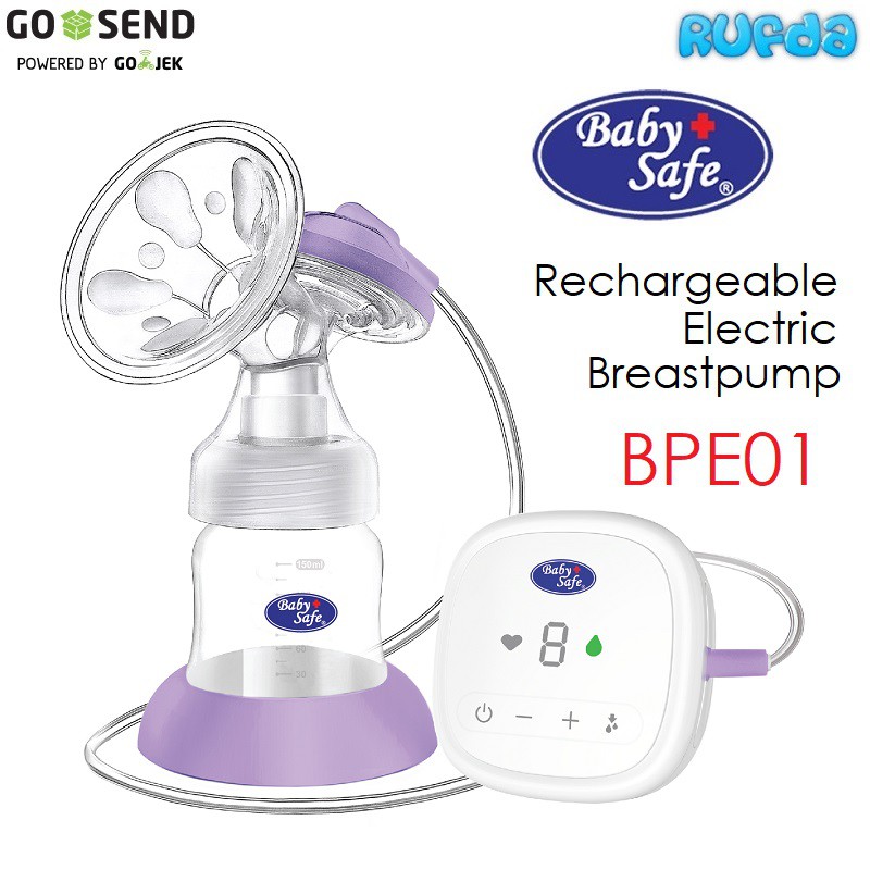 Baby Safe BPE01 Single Rechargeable Electric Breastpump Portable