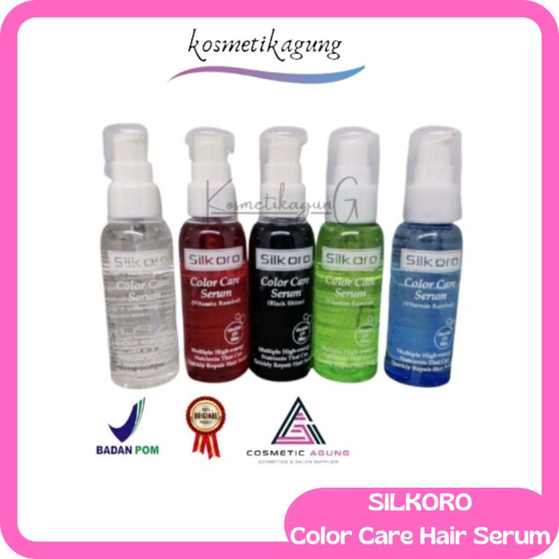 Jual Silkoro Serum Vitamin Hair Color Care 80 ml Shopee Indonesia