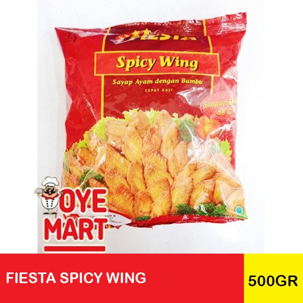 PROMO' FIESTA SPICY WING 500GR SAYAP AYAM BERBUMBU