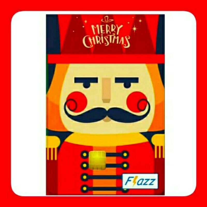 Flazz BCA edisi Christmas ORI /Like eTOLL eMONEY Tapcash or Brizzi