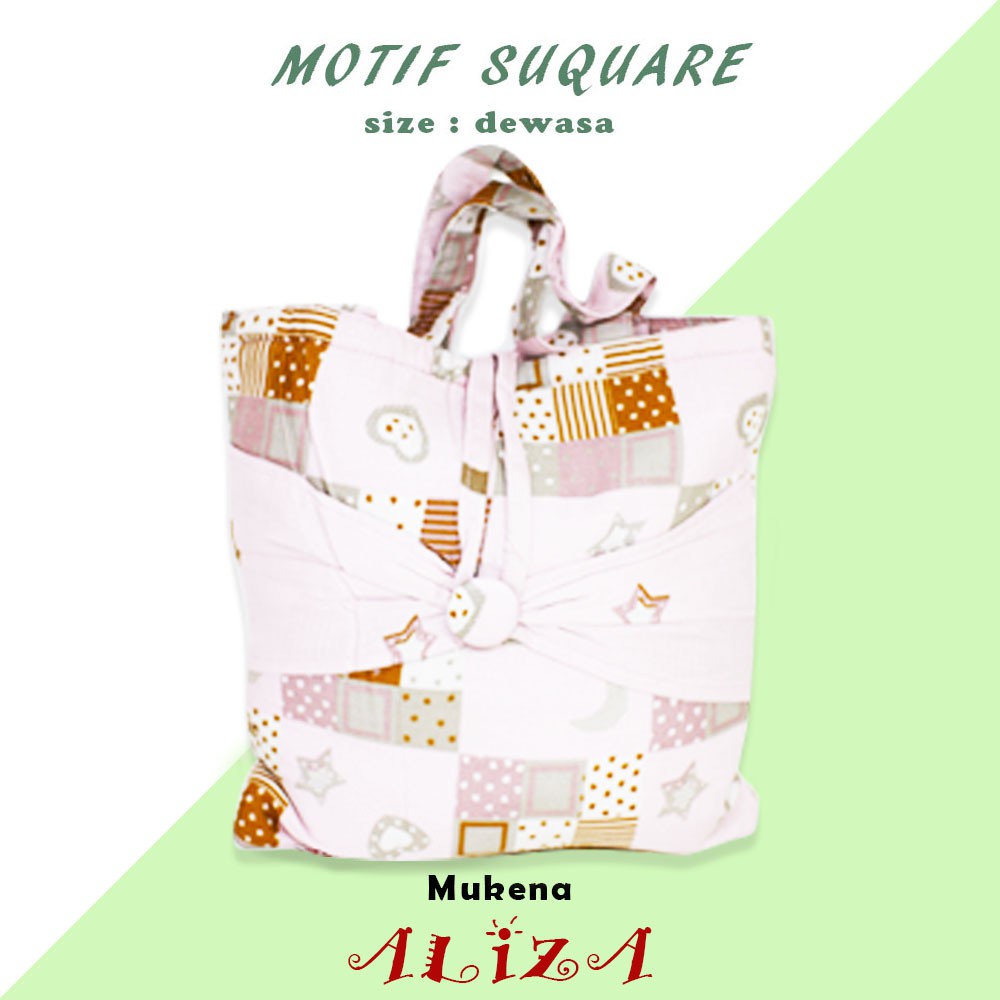 Mukena Dewasa Premium Aliza Motif Square