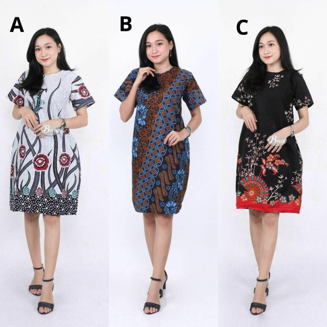 Jual Murah Tunik Batik Wanita Lengan Pendek Tunic  Short Sleeves Sleeve Batik Rhizqy Pekalongan Murah Grosir 02 dGa7b7sQ8MzLE