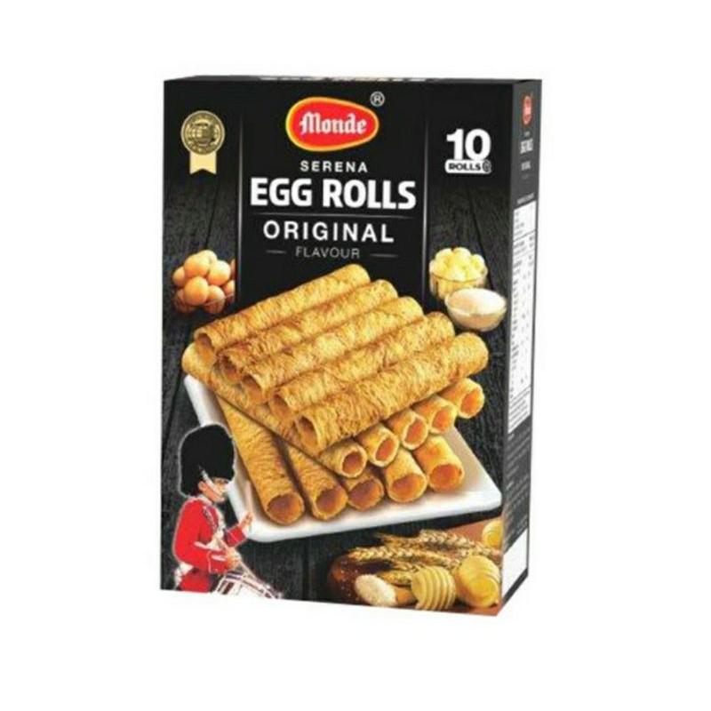 monde serena egg roll all original / pandan 70 gram / coklat 168 gram