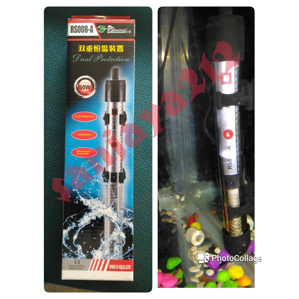 Penghangat Air/Heater Aquarium 50 Watt