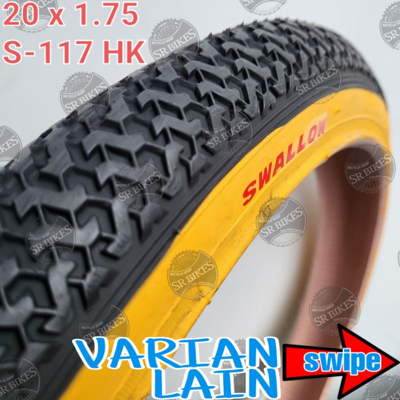 Ban Luar 20 x 1.75 Sepeda Lipat Minion Mini. SWALLOW DELI TIRE