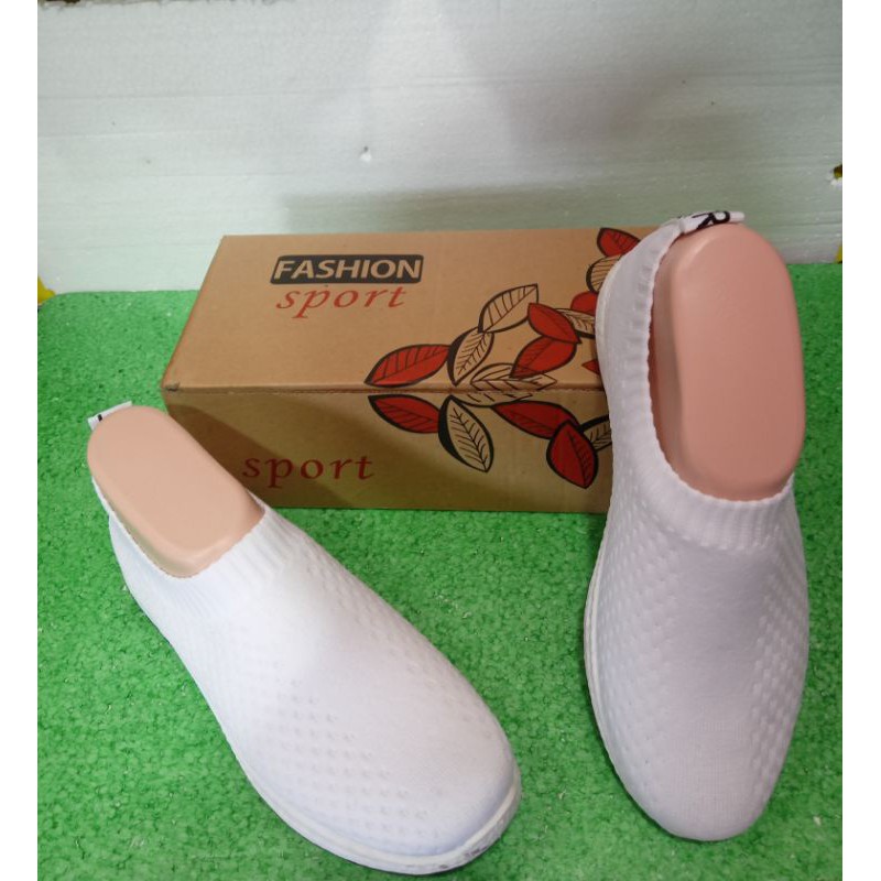 Sepatu Slip On Import Wanita Sepatu sneaker import rajut Cewek