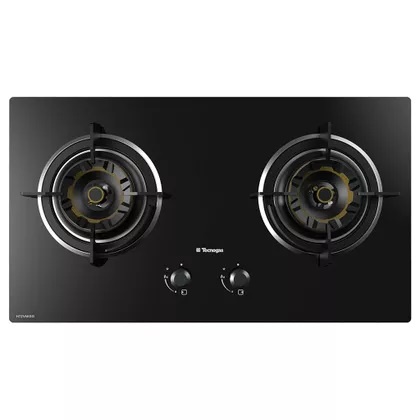RRMS Tecnogas H72VAESG 2 Tungku 70Cm Glass Built In Hob / Kompor Tanam