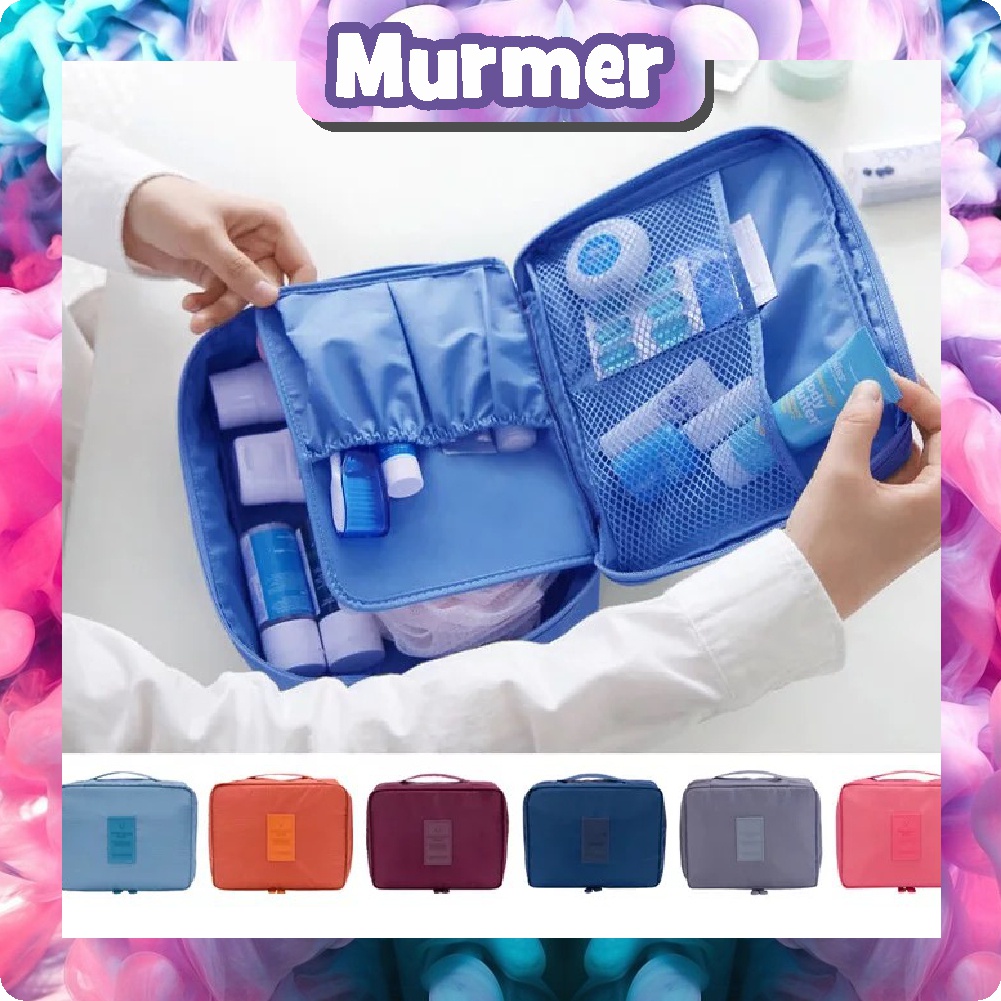 MurmerOfficial W053 Tas Kosmetik Bag Makeup HP Monopoly Import Murah Batam Mini Organizer