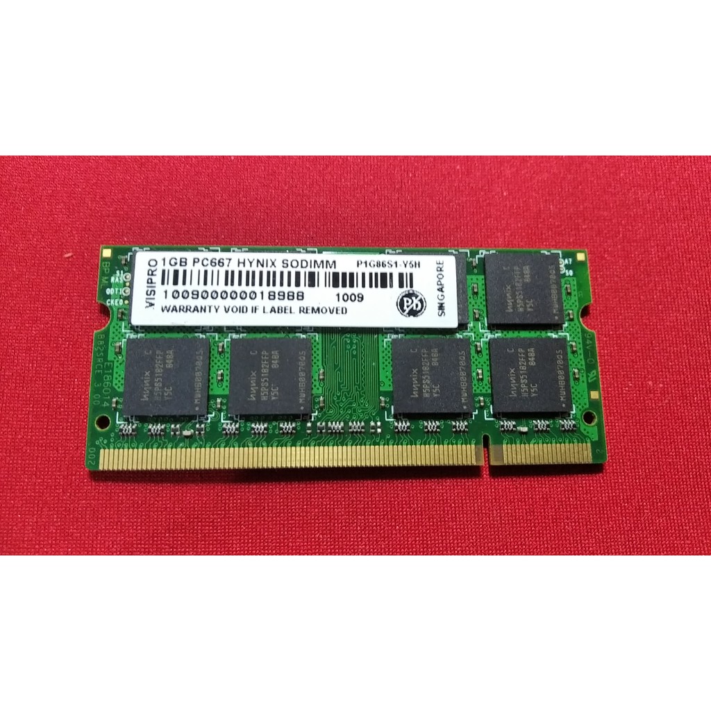 SODIMM RAM LAPTOP NETBOOK DDR2 1 GB