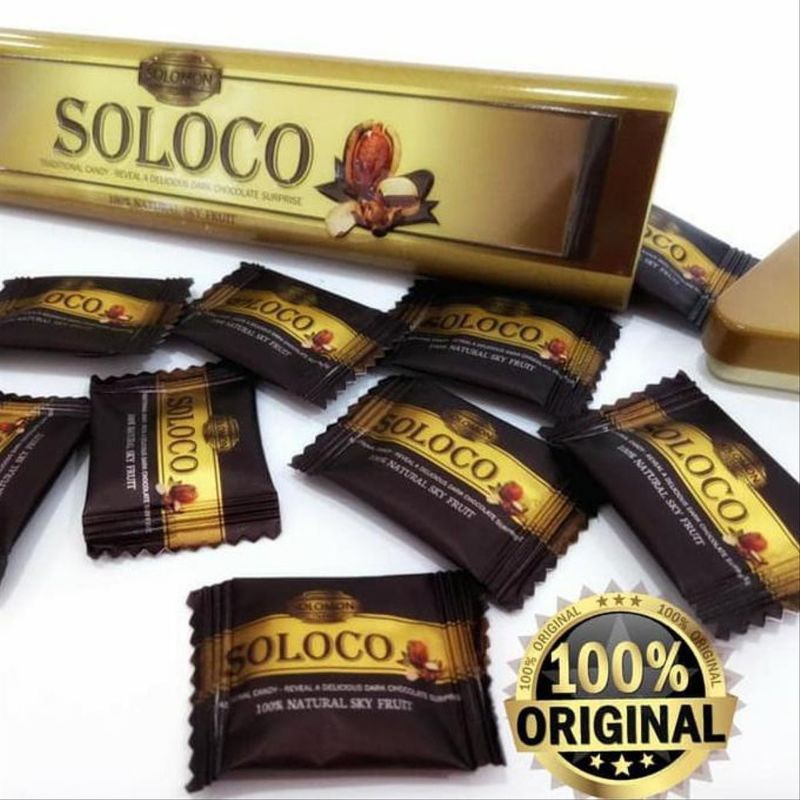 Soloco Asli Original Coklat Soloco Asli AU_Soloco ASLI 100% Original Permen Stamina Pria Candy Kuat