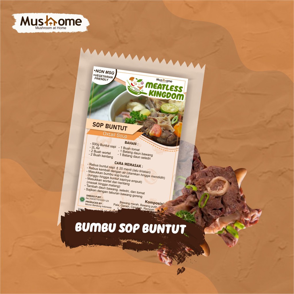 

Bumbu Sop Buntut Non MSG Meatless Kingdom