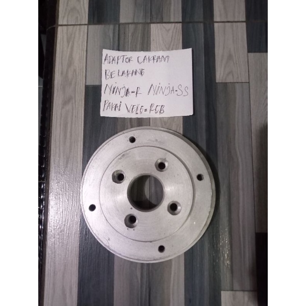 adaptor cakram belakang ninja pakai velg racing RCB Jupiter z adaptor cakram velg rcb velg Vixion ol