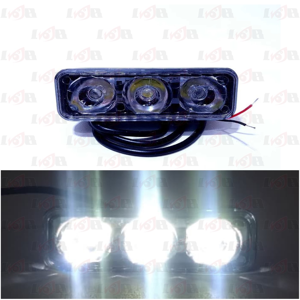Lampu Sorot Kotak Led Cree 3 Mata