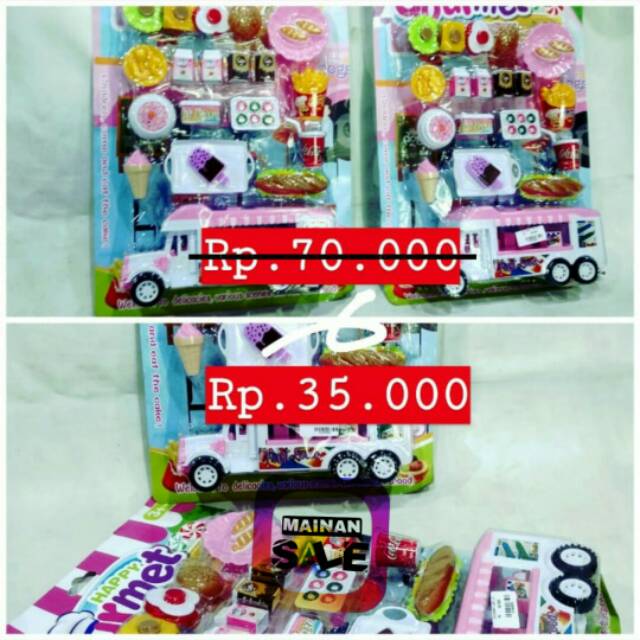 Mainan happy gourmet car