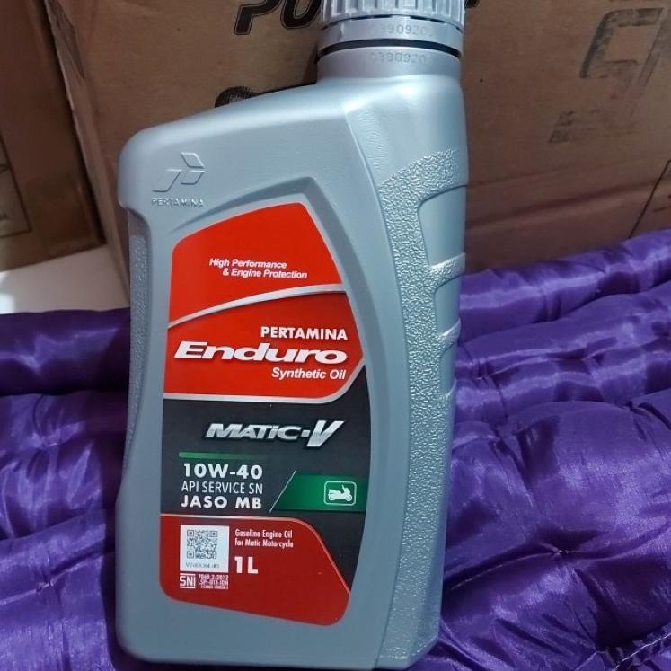 ✱ Enduro matic v. 10w-40 1 Liter. Oli matic Nmax, Aerox, pcx ➺
