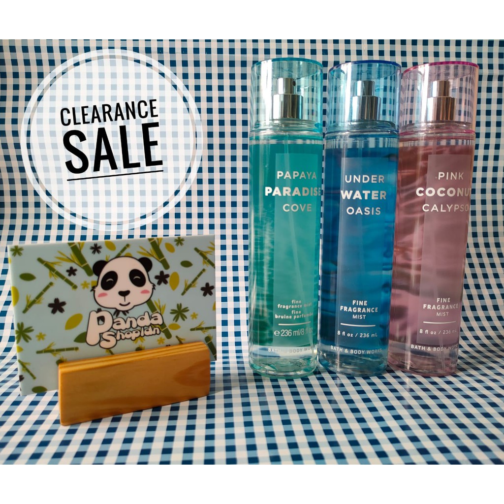 BBW FRAGRANCE MIST CLEARANCE SALE