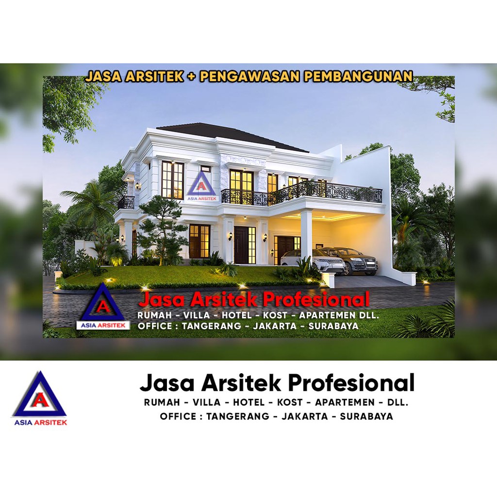 Jual Jasa Arsitek Desain Rumah Mewah Tropis Di BSD Tangerang Indonesia Shopee Indonesia