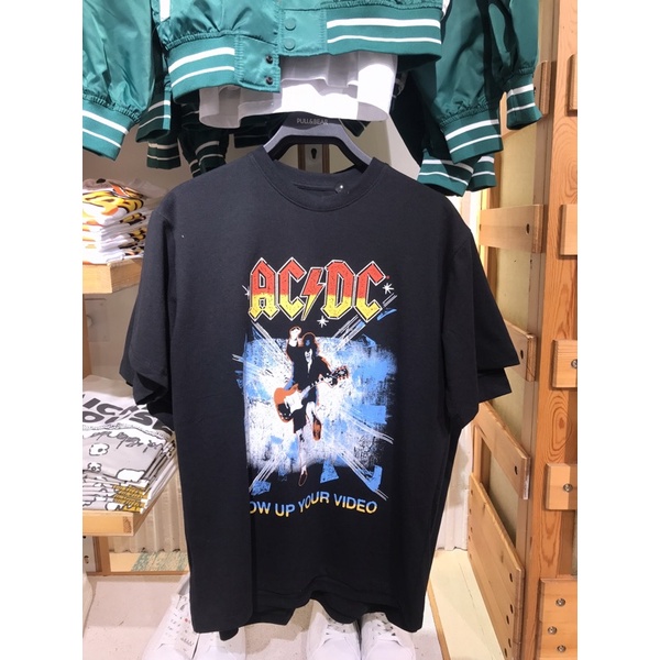 Kaos Cowok Pull&Bear ACDC Original Store